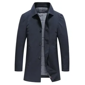 Pologize™ Mid-Length Button Up Jacket