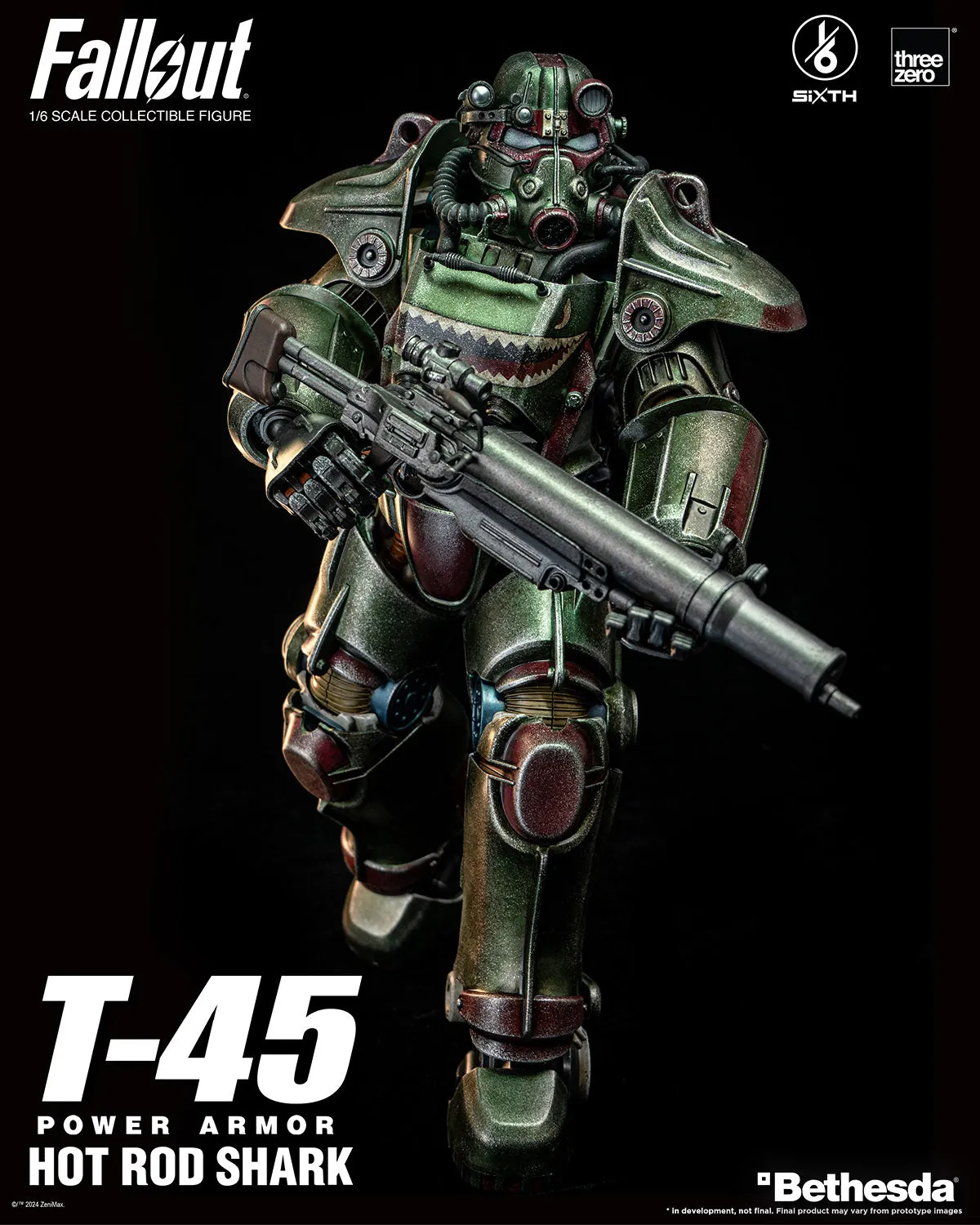 PRE-ORDER: Threezero Fallout T-45 Hot Rod Shark Power Armor Sixth Scale Figure