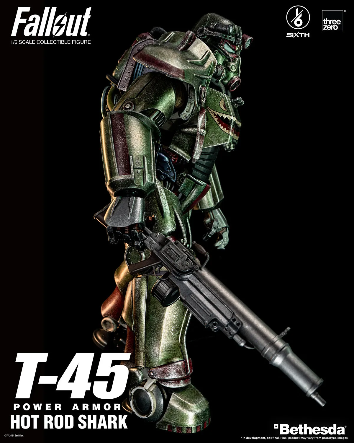 PRE-ORDER: Threezero Fallout T-45 Hot Rod Shark Power Armor Sixth Scale Figure