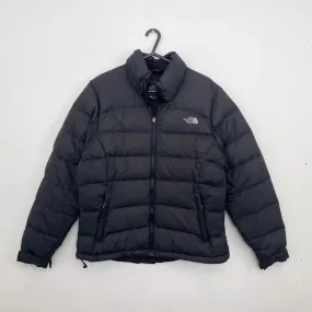 Preowned Vintage The North Face Womens 700 Down Nuptse Puffer Jacket Size L Black TNF.