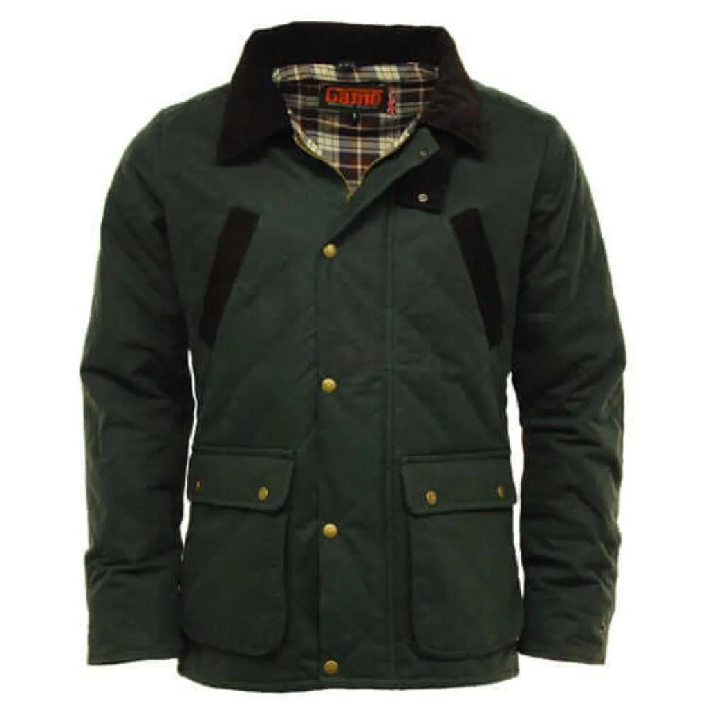 Quilted Wax Jacket - Game Oxford