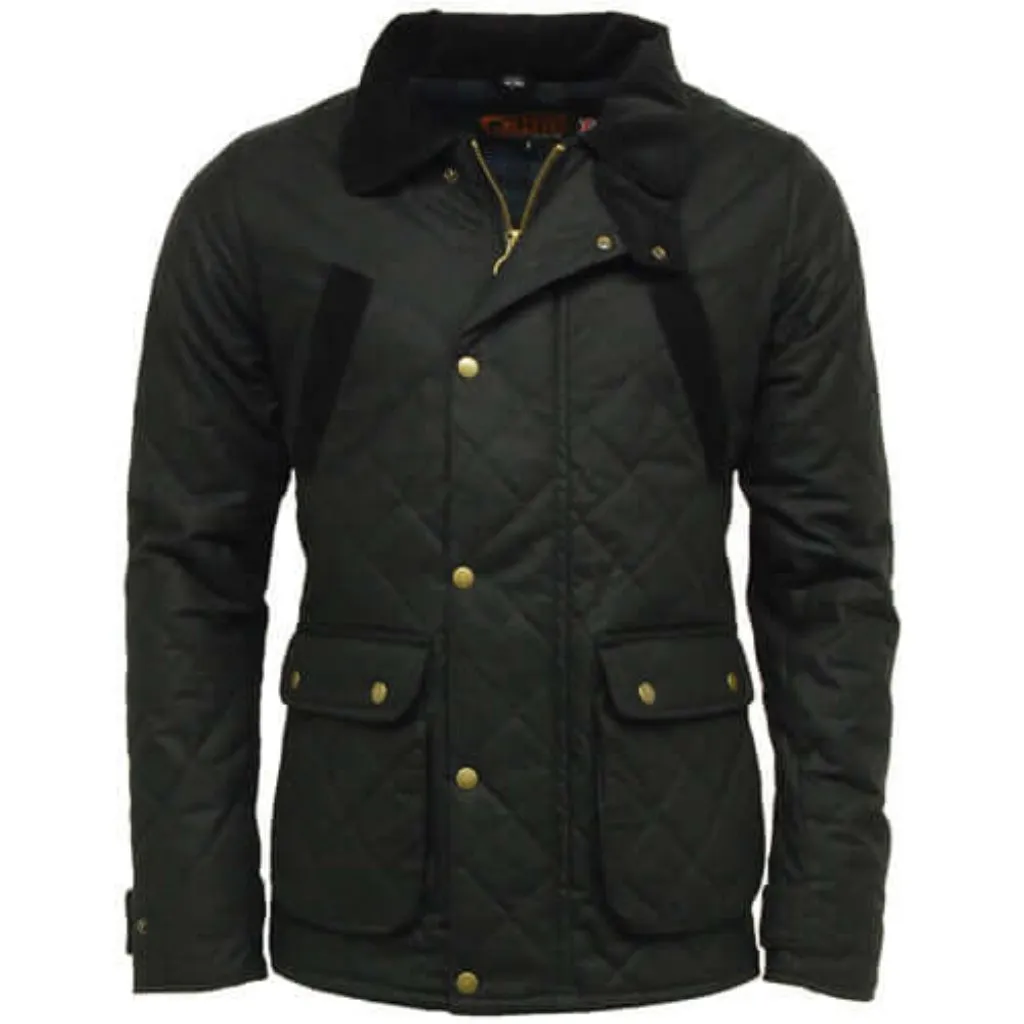 Quilted Wax Jacket - Game Oxford