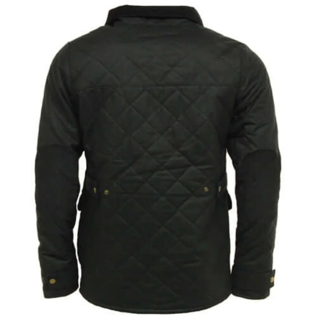 Quilted Wax Jacket - Game Oxford