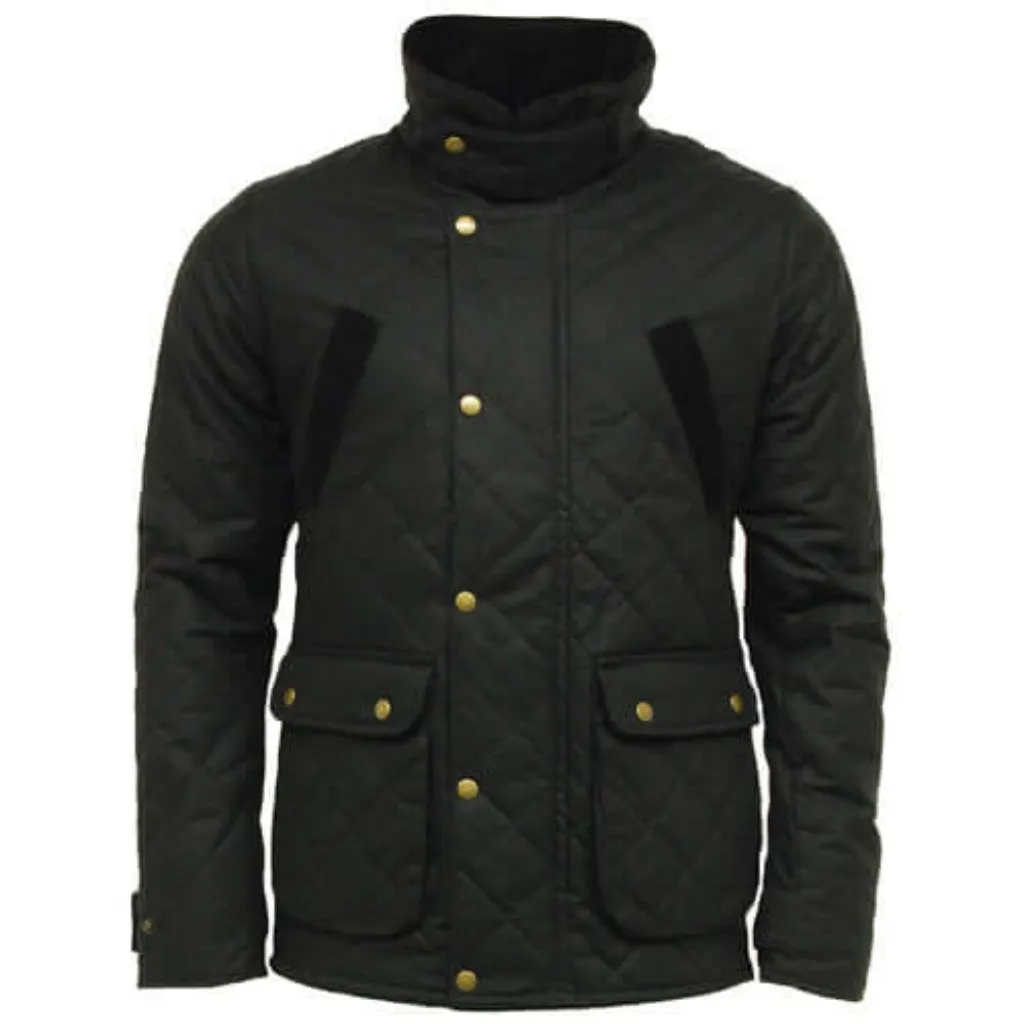 Quilted Wax Jacket - Game Oxford