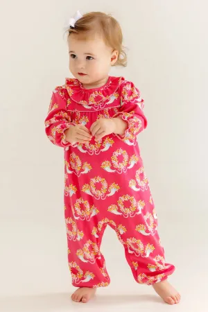 Ramona Ruffle Romper Long Sleeve - Bows and Berries