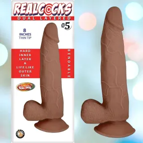 RealCocks Dual Layered Dildo with Suction Cup #5