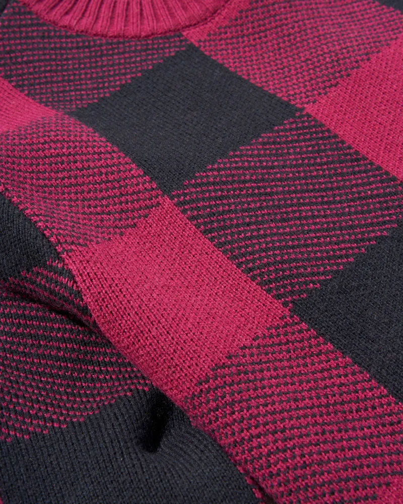 Responsible Wool Buffalo Plaid Sweater