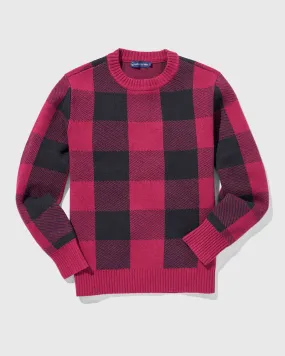 Responsible Wool Buffalo Plaid Sweater