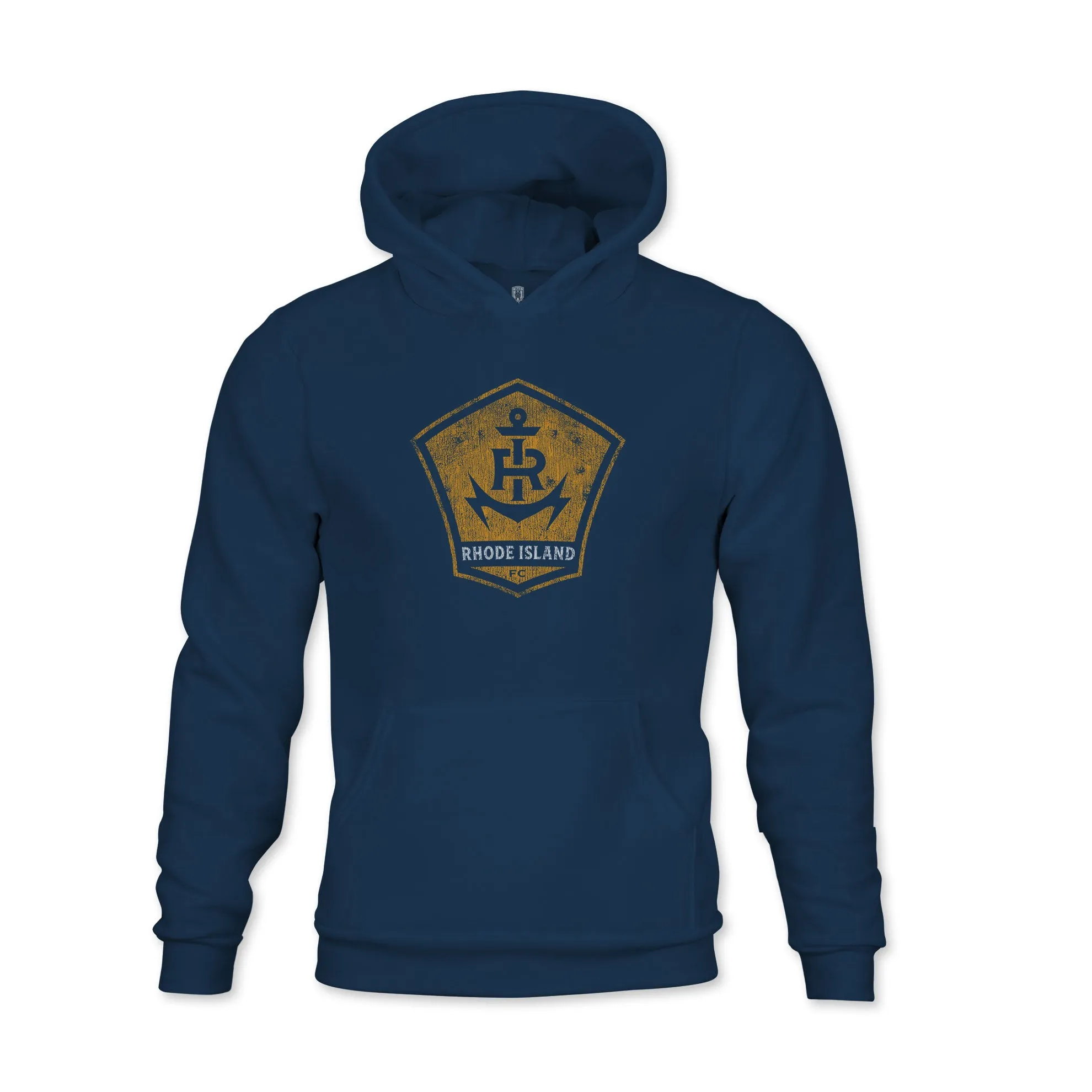 Rhode Island FC Color Badge Youth Fleece Pullover Hoodie - Navy