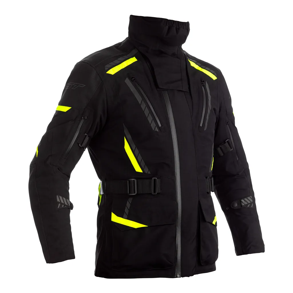 RST 2362 Pro Series Pathfinder CE Textile Jacket - Black / Flo Yellow