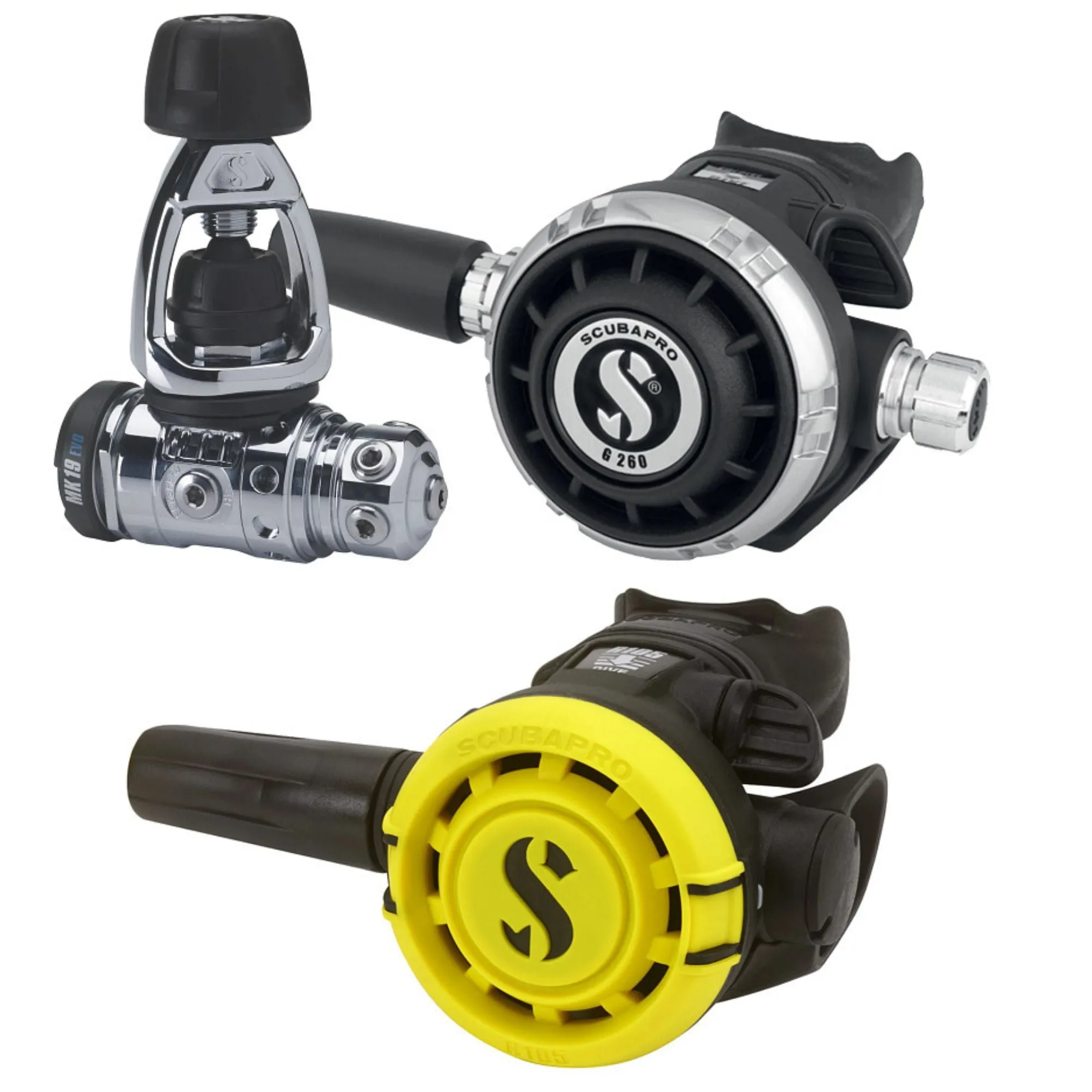 Scubapro MK19 EVO G260 / R105 Regulator Set 2024