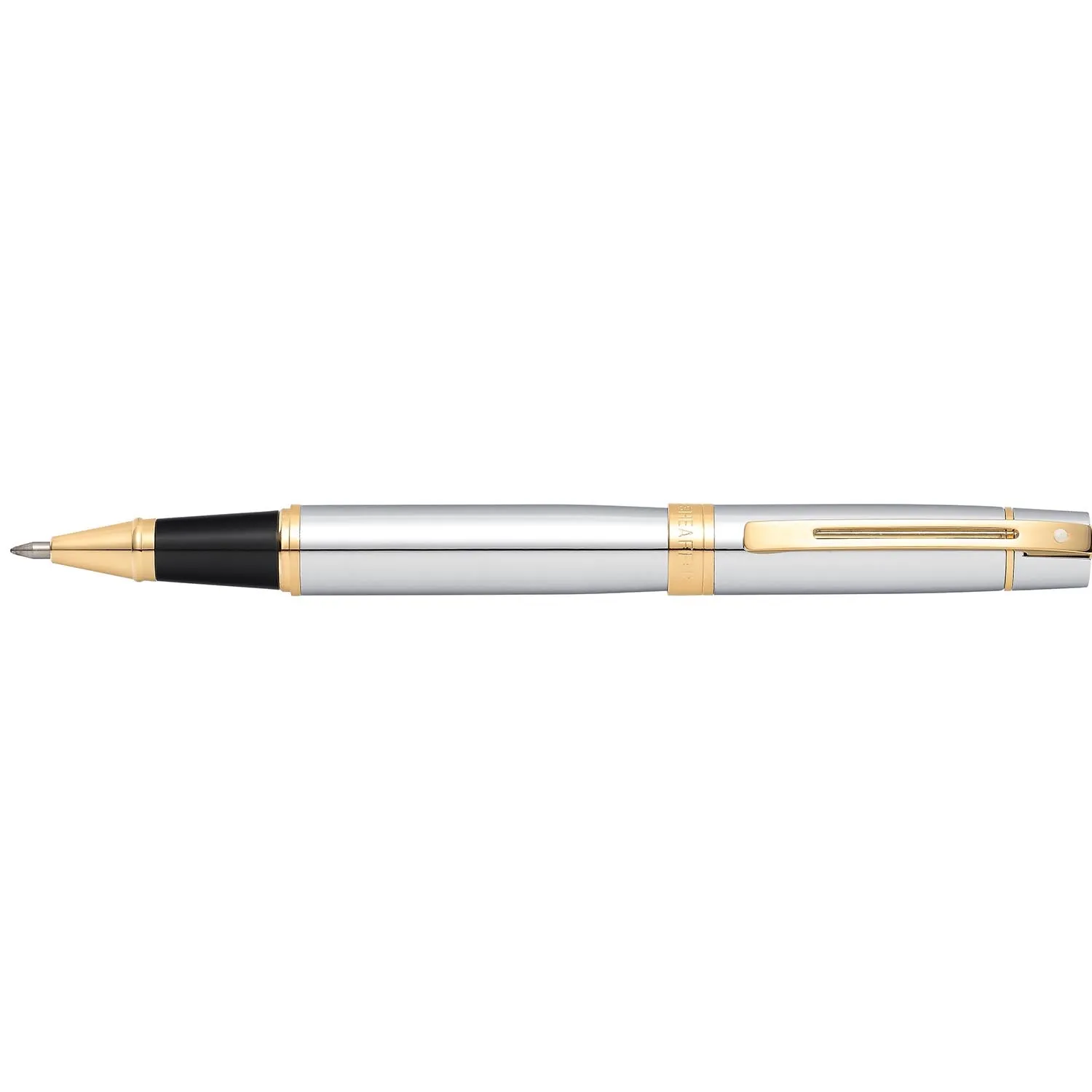 Sheaffer® 300 Chrome with Gold Trims Rollerball Pen