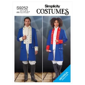 Simplicity Pattern 9252 Unisex Costumes