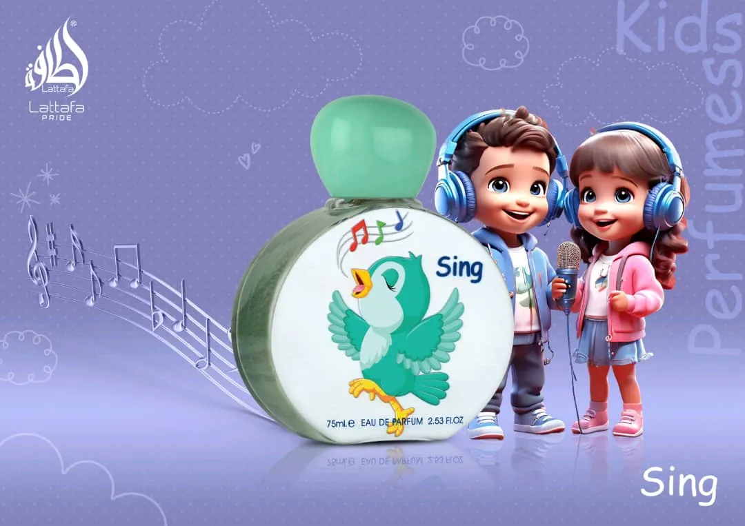 Sing For Kids Eau De Parfum Spray 75ML (2.5 OZ) By Lattafa Pride | Fresh, Sweet, Floral Fragrance.