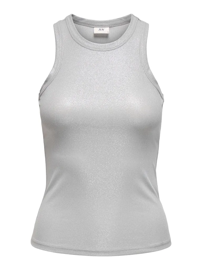 Sofia Glitter Tank - Silver