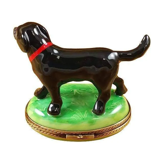 Standing Black Labrador Figurine