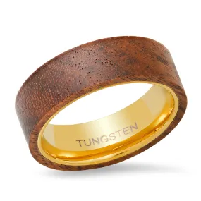 SteelTime Whiskey Barrel Tungsten Ring