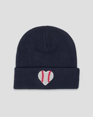 Stitched Heart Beanie