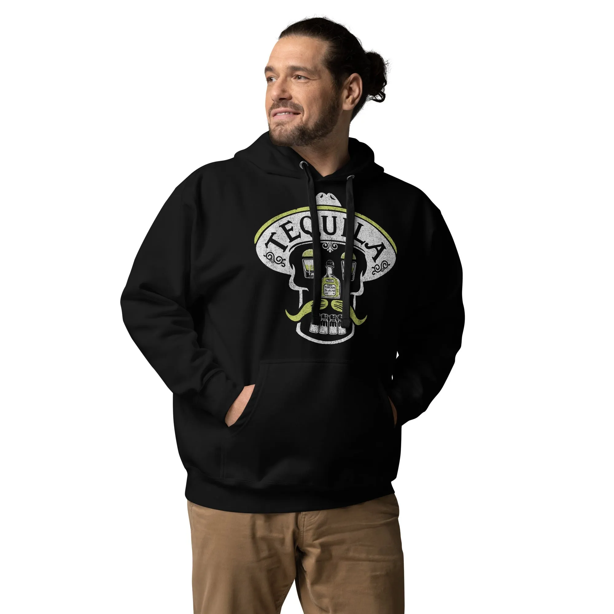 Tequila Skull Classic Fleece Pullover Hoodie