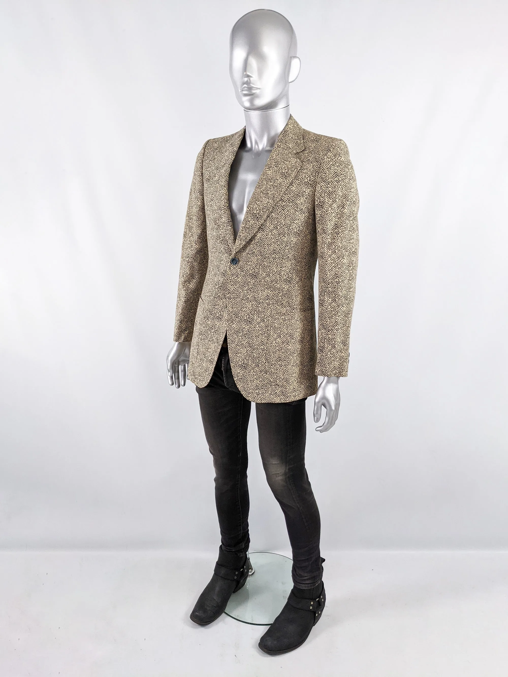 Texere for Lebole Vintage Mens 70s Blazer, 1970s