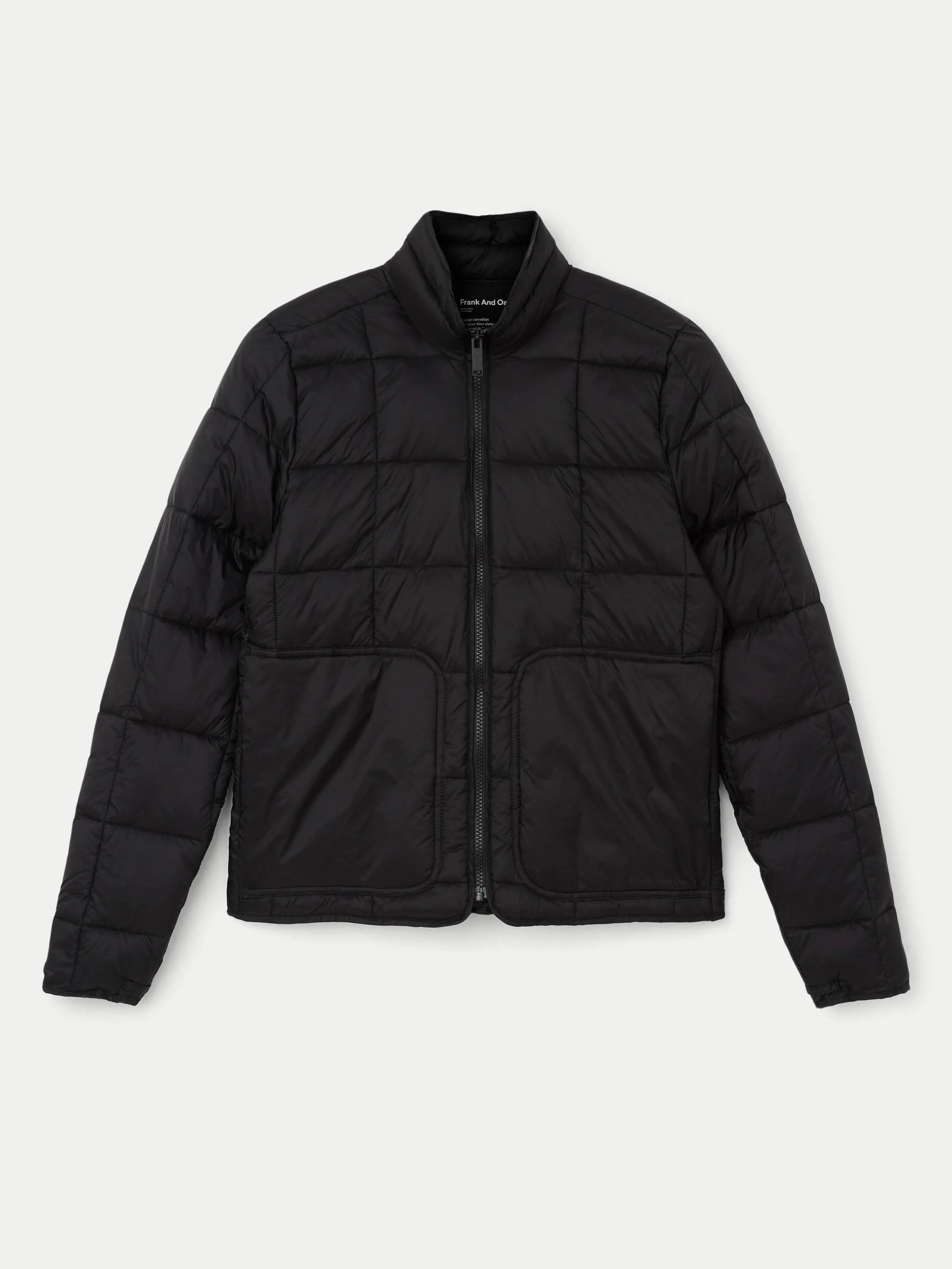 The Aero Packable Puffer Jacket in Black