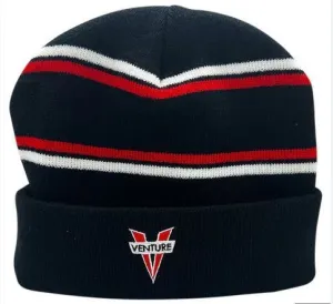 Venture Heritage Beanie Black-Red-White