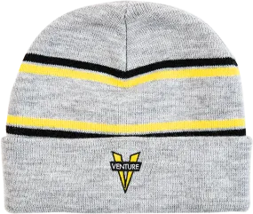 Venture Heritage Beanie Grey-Yellow