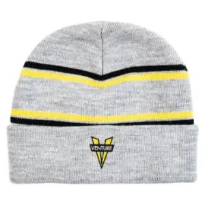 VENTURE HERITAGE CUFF BEANIE HEATHER/YELLOW/BLACK