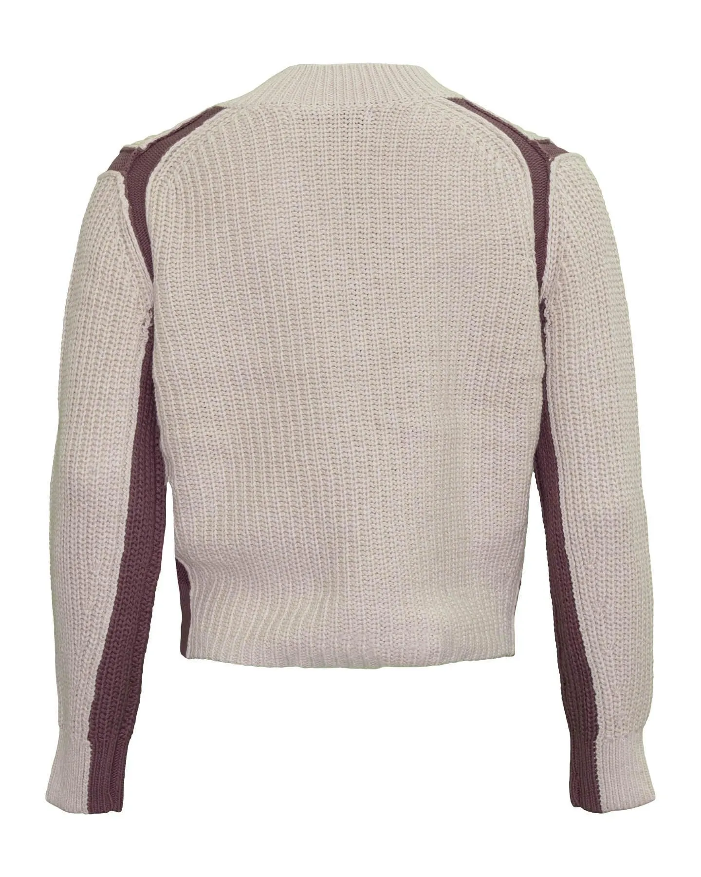 Violet Colorblock Cotton Sweater