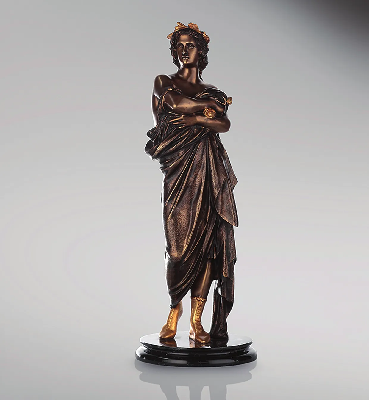 Virgil Bronze Statue