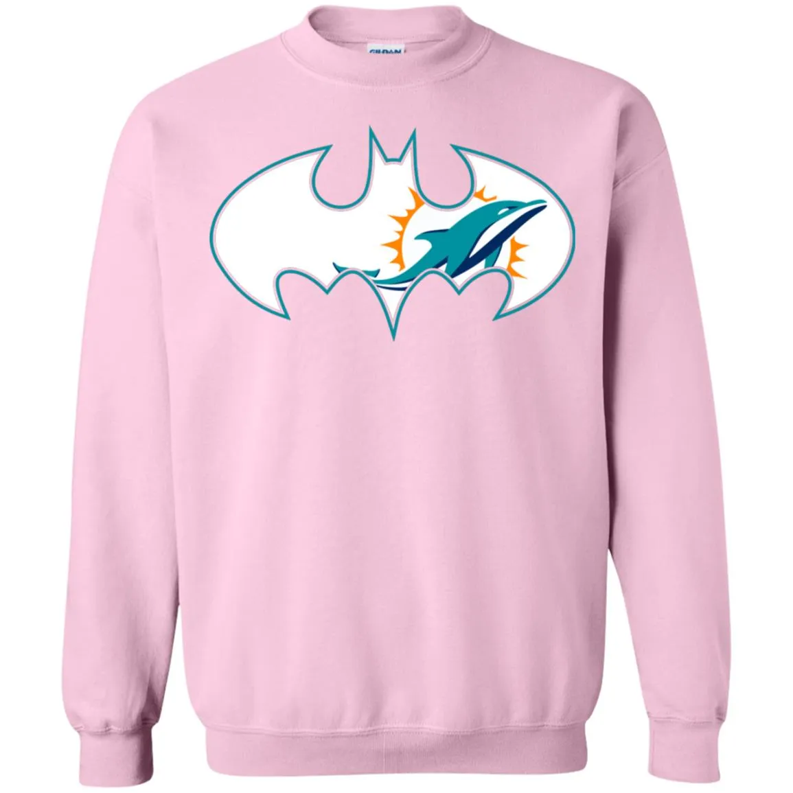 We Are The Miami Dolphins Batman Nfl Mashup Crewneck Pullover Sweatshirt