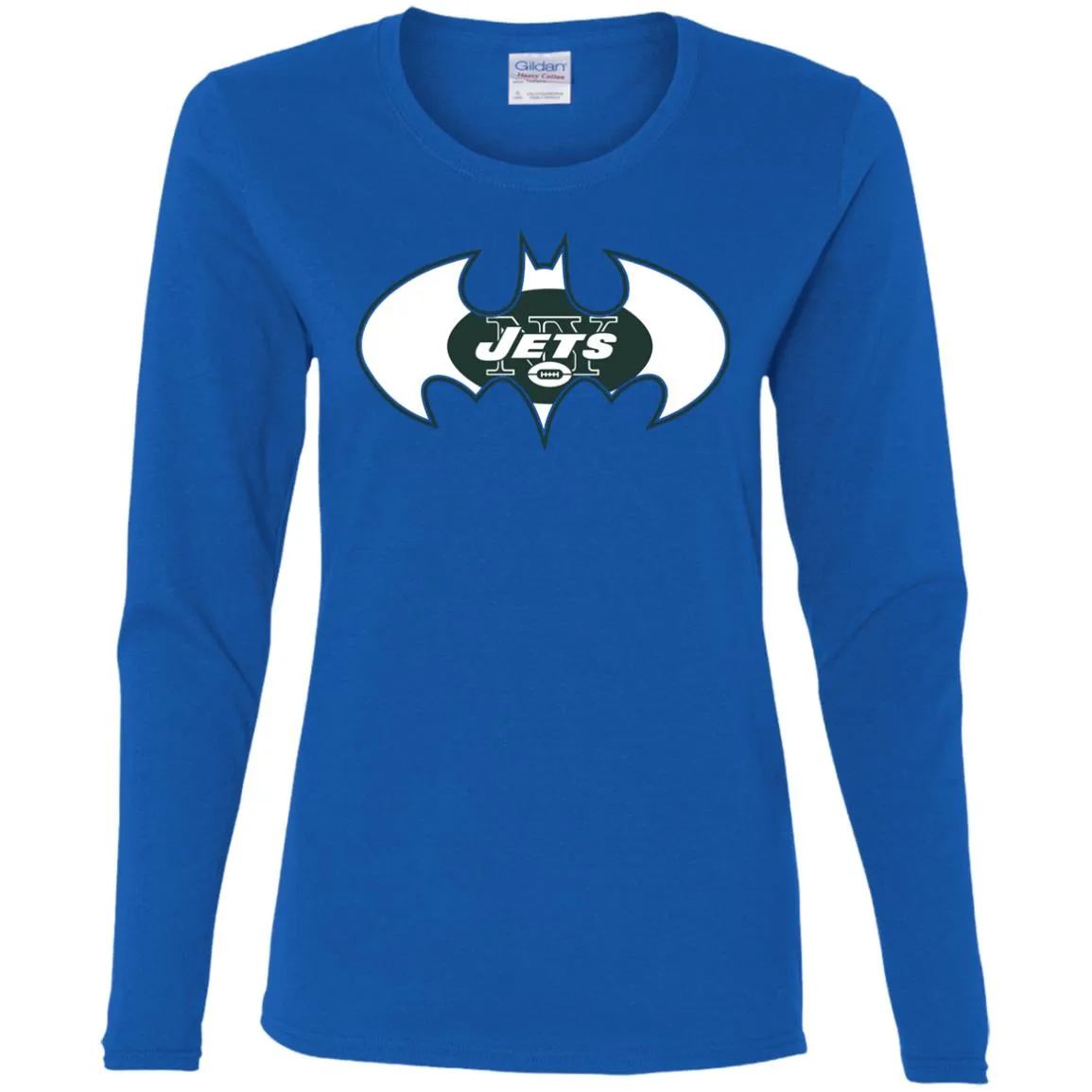 We Are The New York Jets Batman Nfl Mashup Women Long Sleeve Shirt