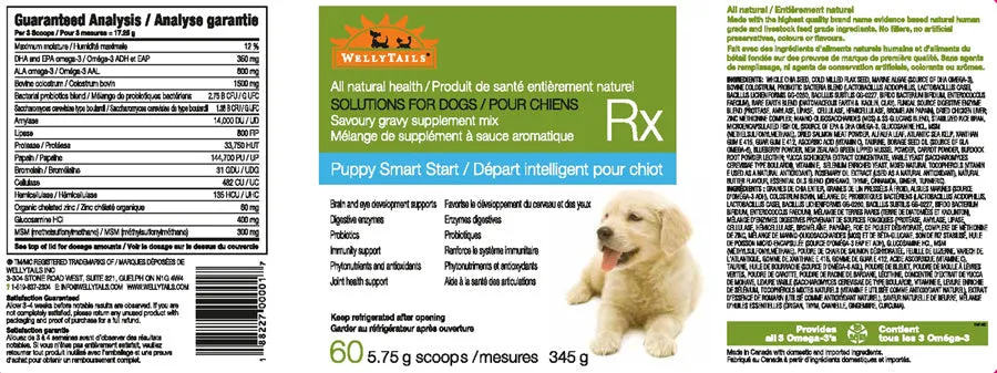 WellyTails Puppy Smart Start Supplement