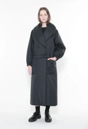 WENDELINE - ECO DOWN Coat in Black with Cloud Lining