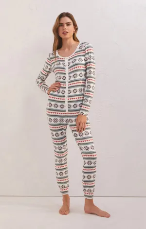 Z Supply Snowflake Pointelle Onesie